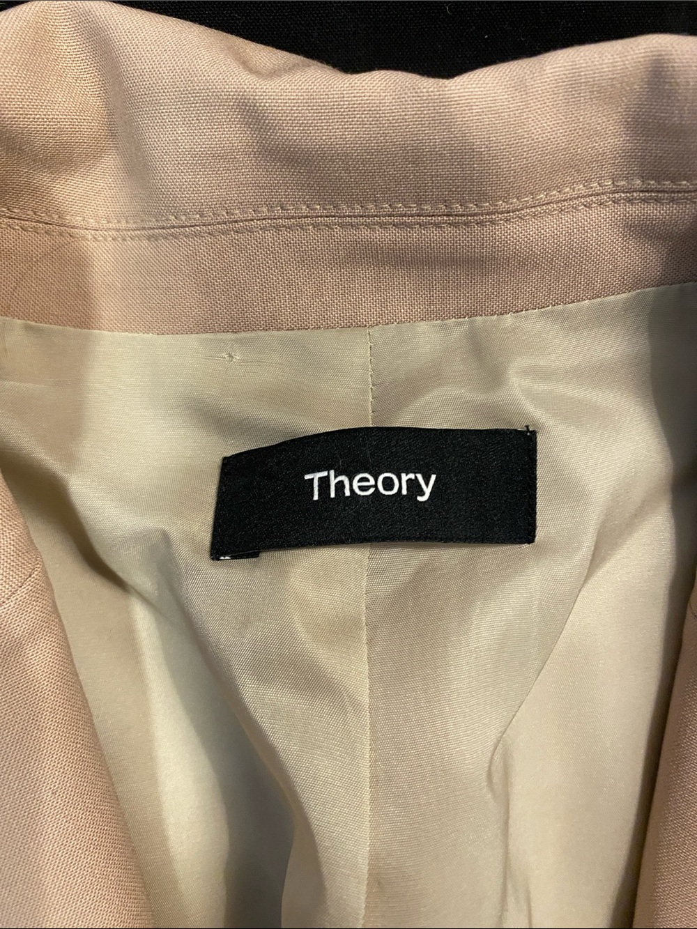 Theory Women's Light Blush Single-Button Blazer - Picture 2 of 6